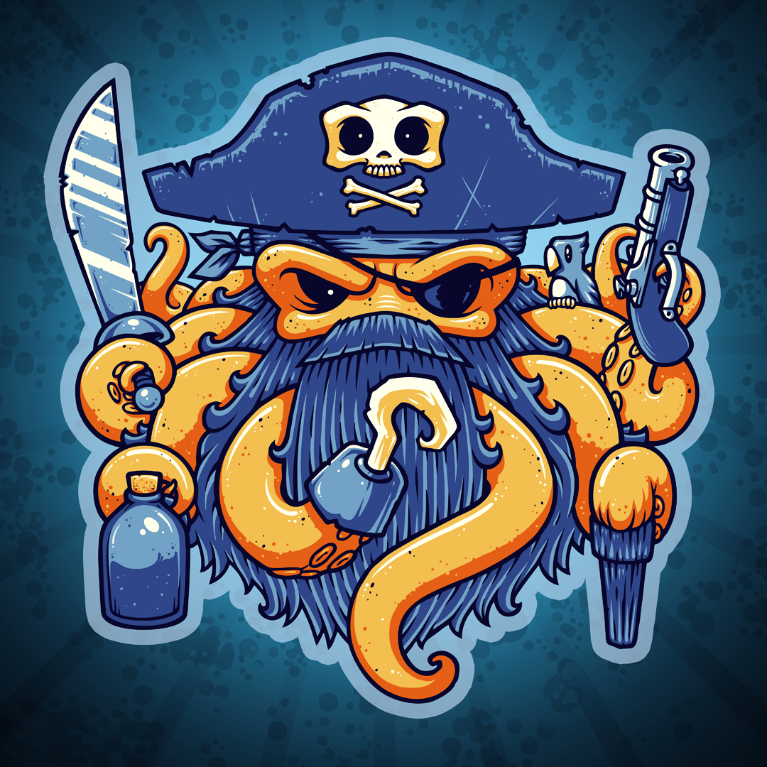 Chump Magic Pirate Octopus